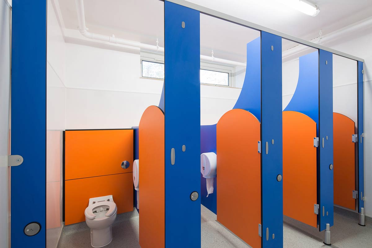 Сантехнические перегородки детские туалетные кабины Архидекс Дизайн